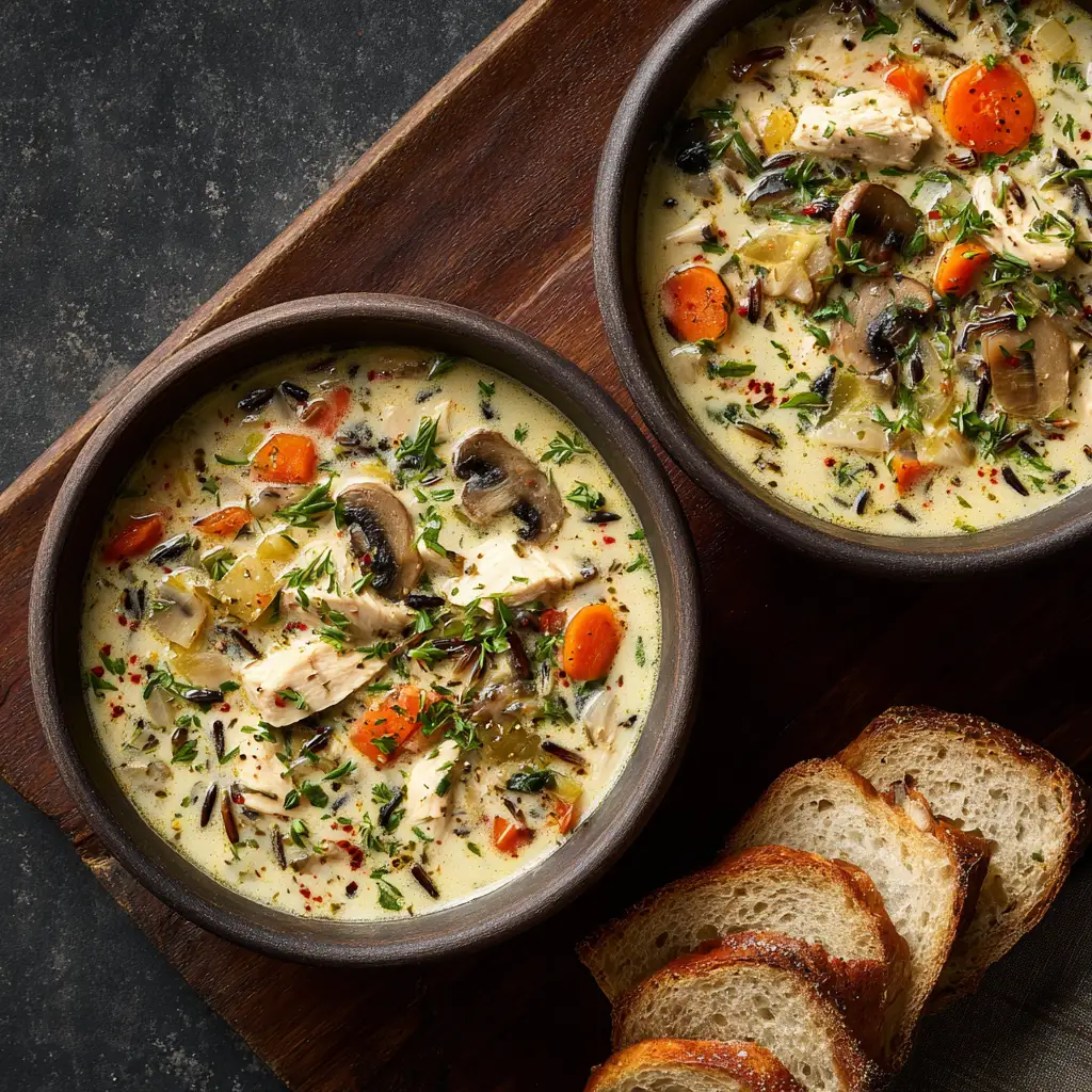 Creamy Chicken & Wild Rice Chowder – Hearty & Comforting
