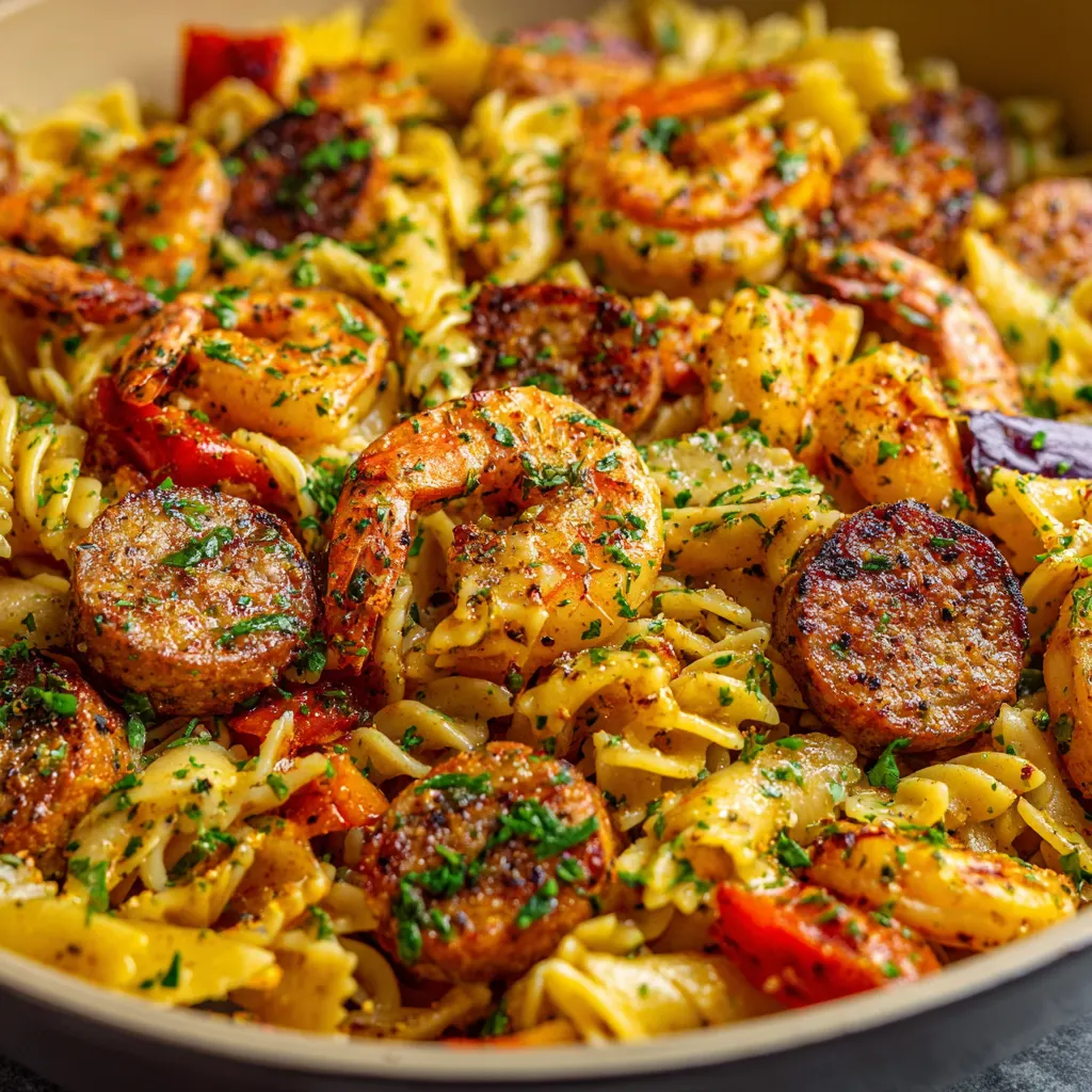Easy Cajun Shrimp Sausage Pasta – Bold, Creamy & Ready Fast!