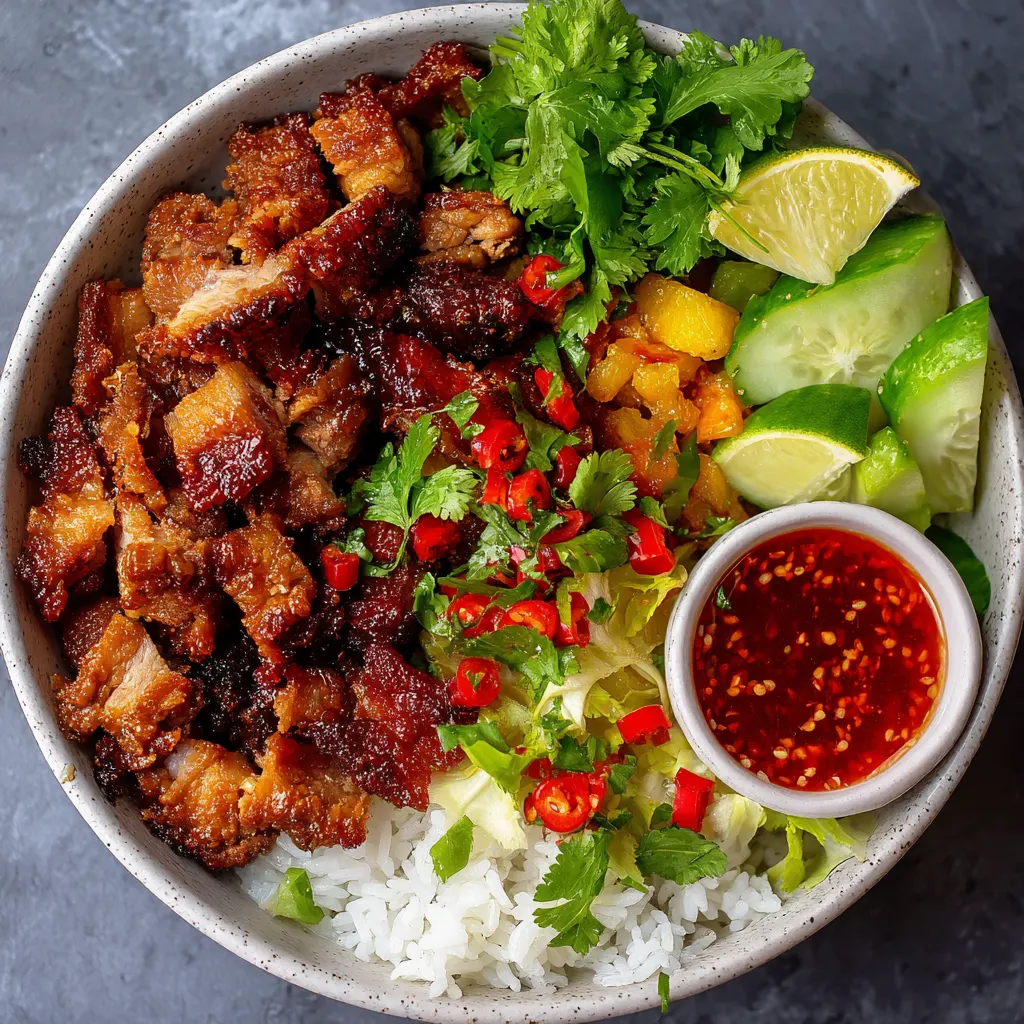 Easy Crispy Honey Lemon Pork Bowl – Sweet, Crispy & So Satisfying!