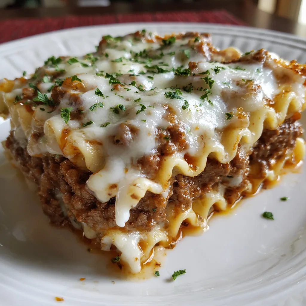 Ground Beef Ranch Alfredo Lasagna Roll-Ups – Creamy & Loaded