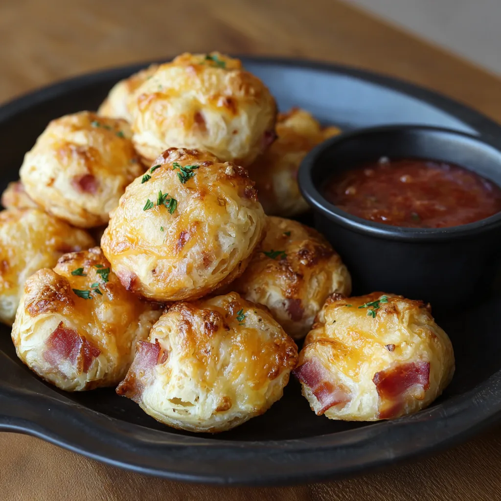 Ham & Cheese Puff Bites – Flaky, Cheesy & Irresistible
