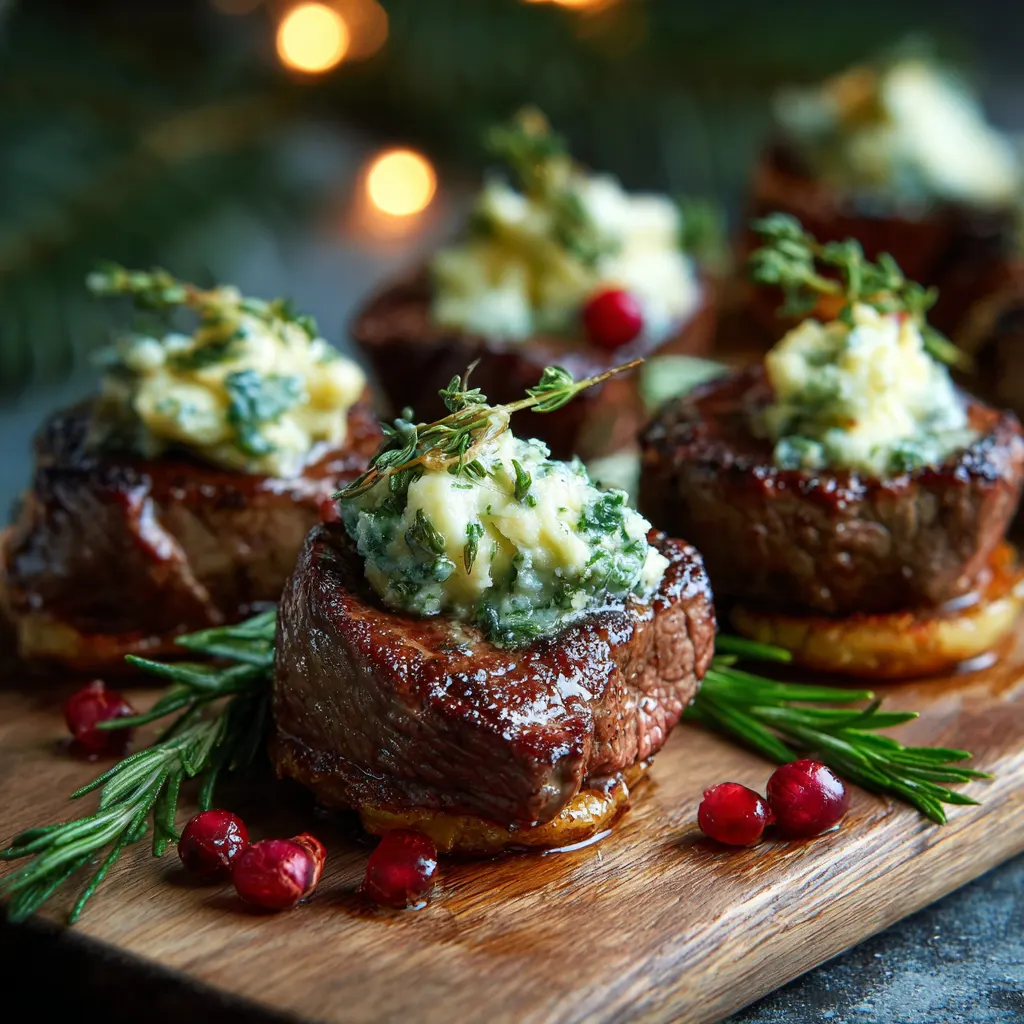 Holiday Herb Butter Steak Bites – Juicy & Flavorful