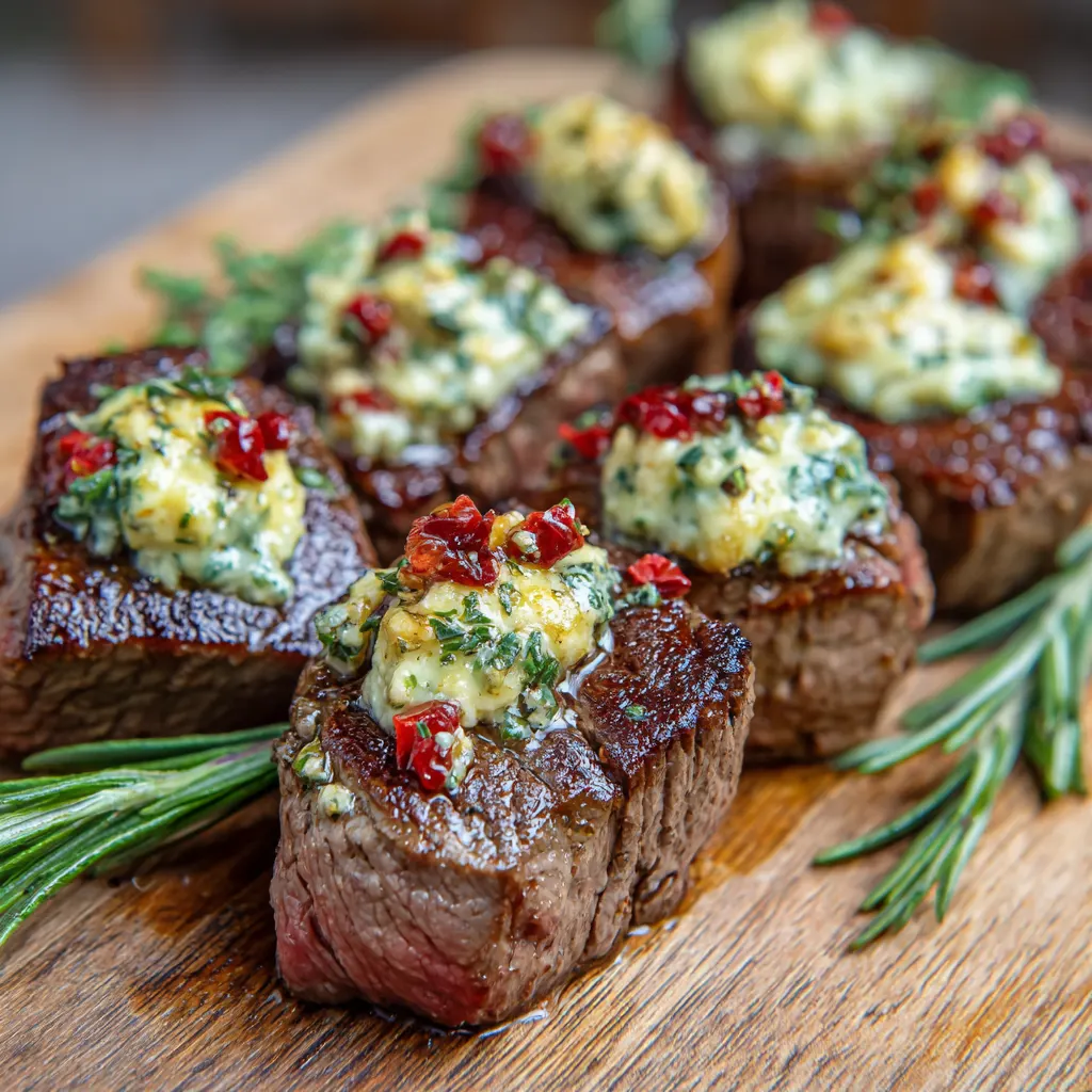 Holiday Herb Butter Steak Bites – Juicy & Flavorful