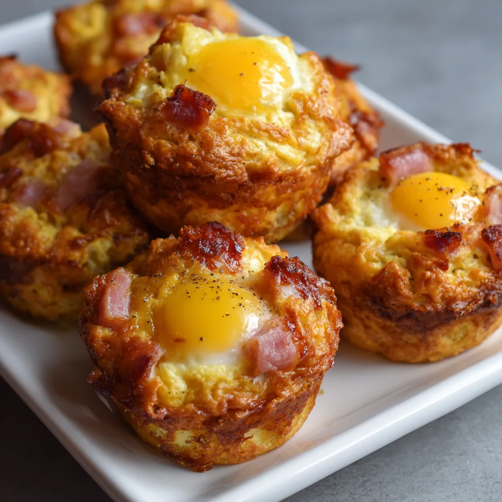 Honey Ham Breakfast Muffins – Sweet, Savory & Fluffy