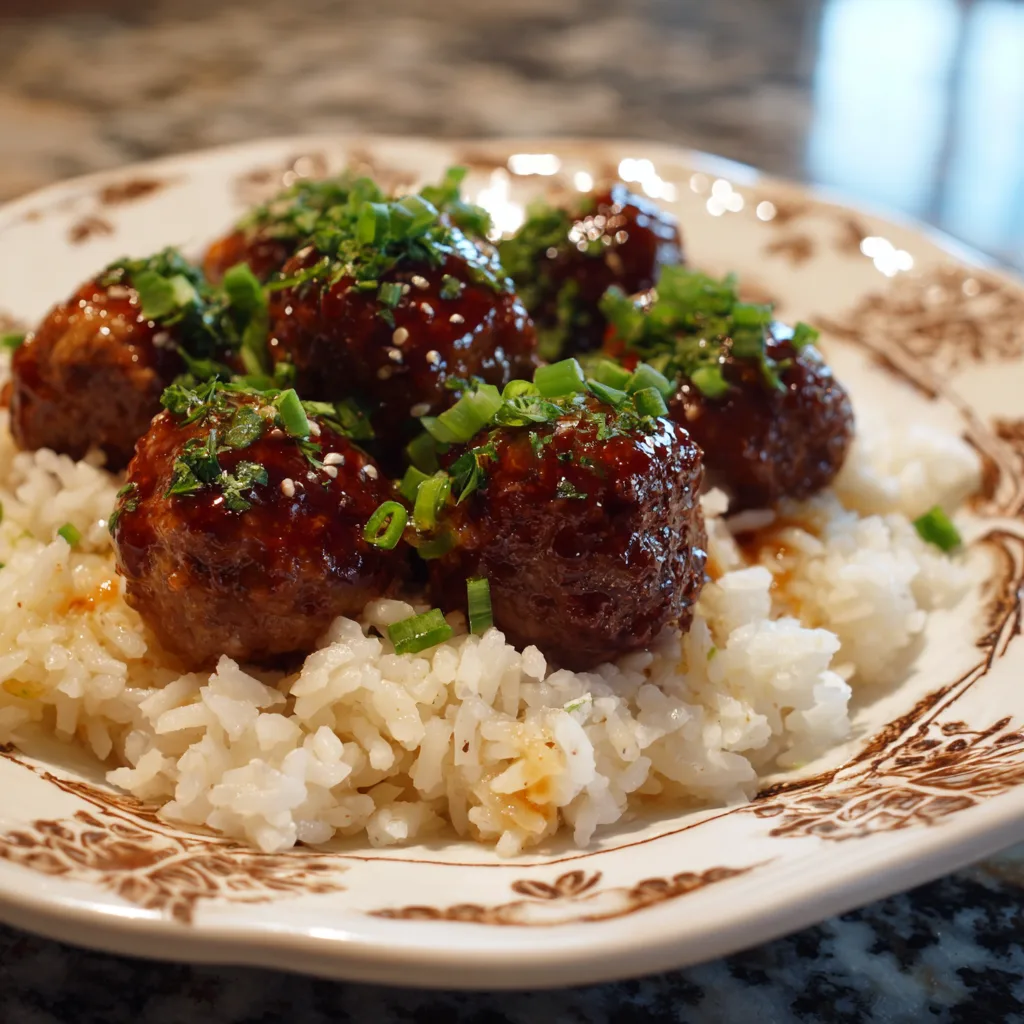 Slow Cooker Teriyaki Meatballs