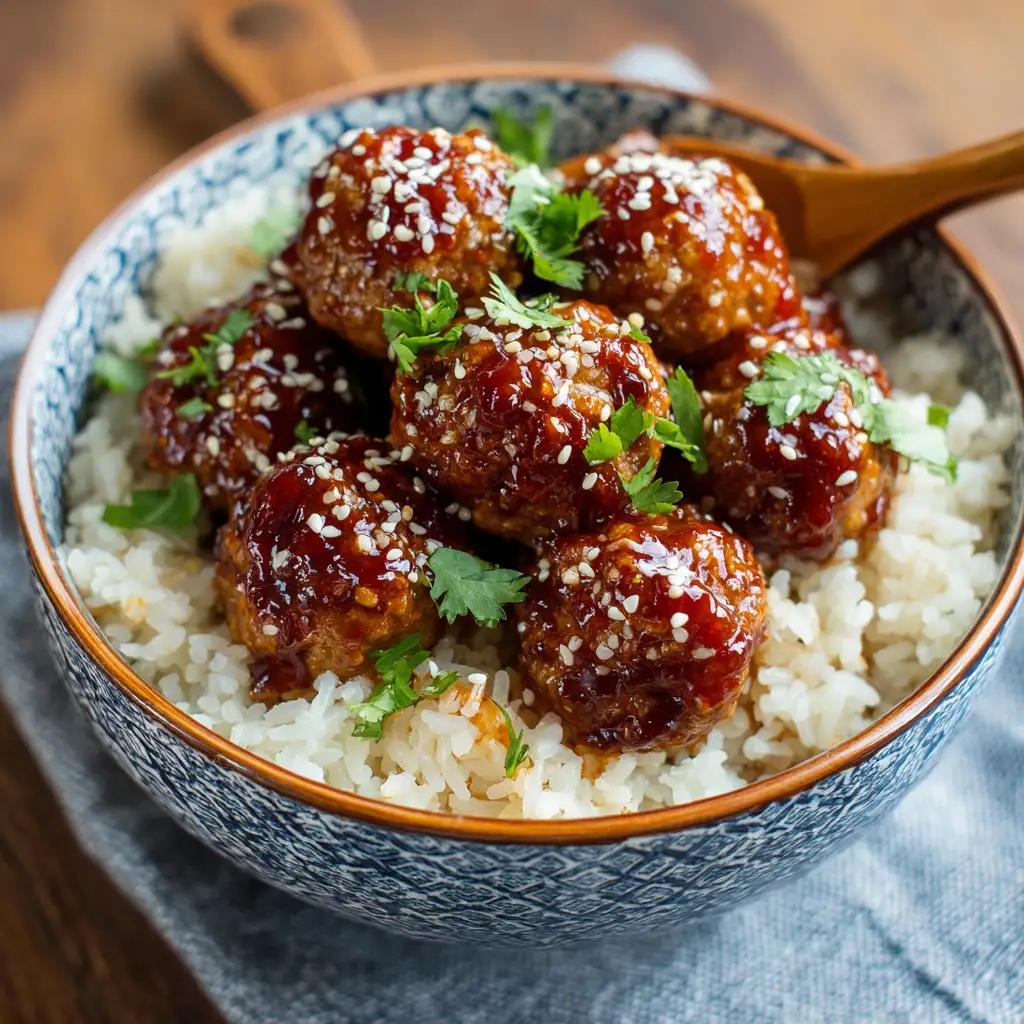 Slow Cooker Teriyaki Meatballs