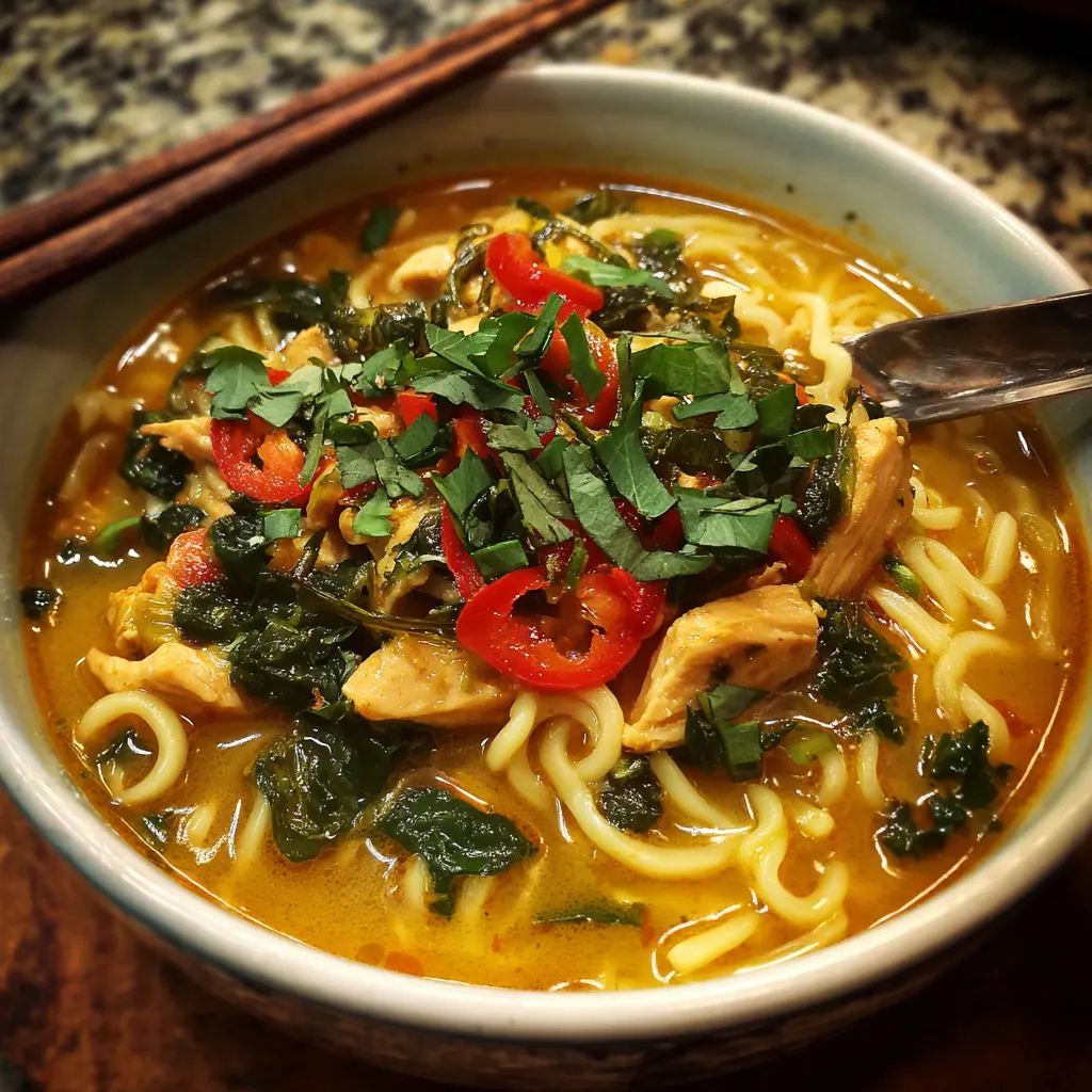 Sweet Chili Chicken Noodle Soup – Cozy, Flavor-Packed & So Good!