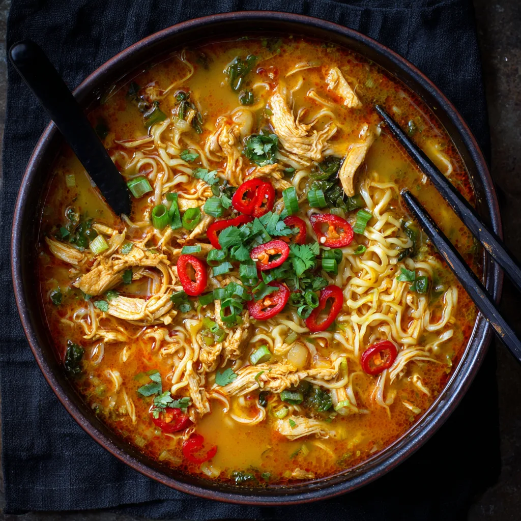 Sweet Chili Chicken Noodle Soup – Cozy, Flavor-Packed & So Good!