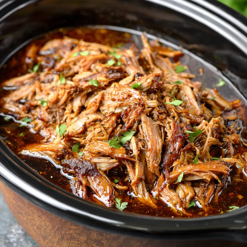 Sweet Heat Bourbon Pulled Pork