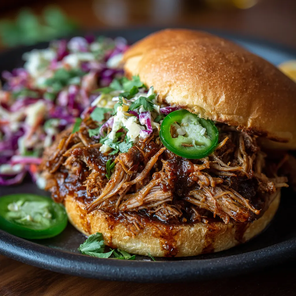 Sweet Heat Bourbon Pulled Pork