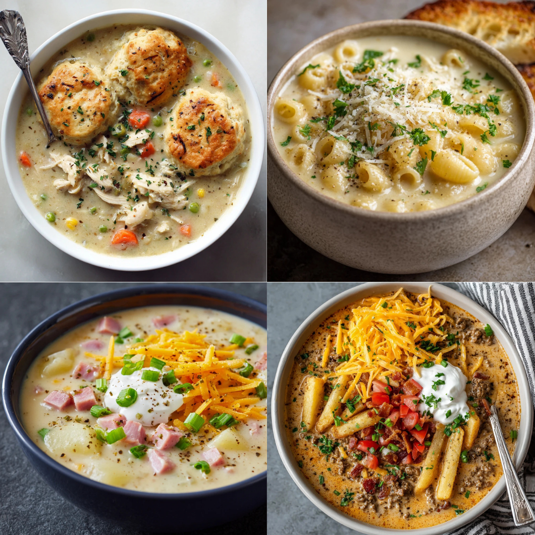 6 Creamy Winter Comfort Soups