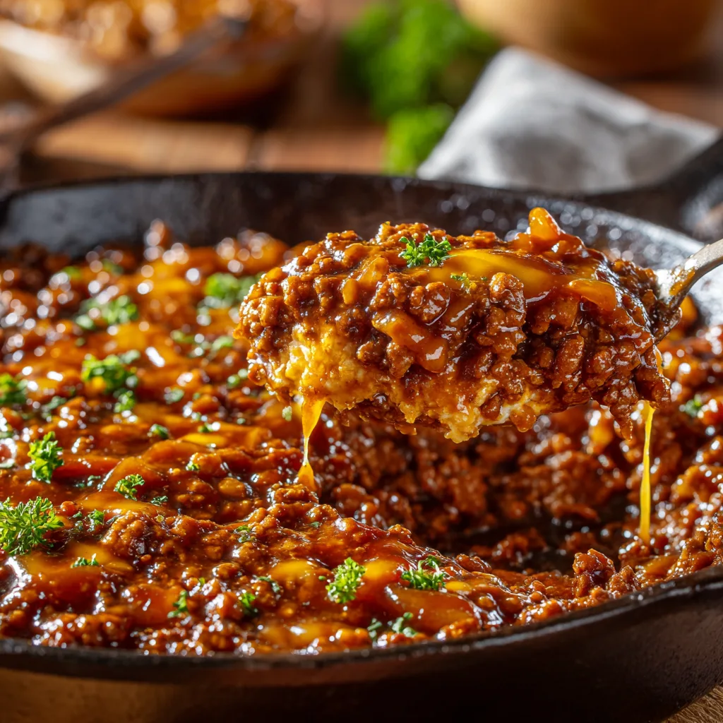 BBQ Sloppy Joe Skillet
