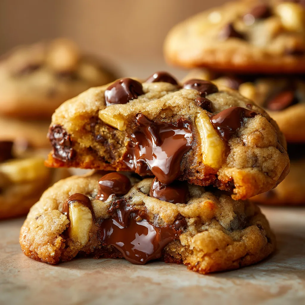 Banana Chocolate Chip Cookies
