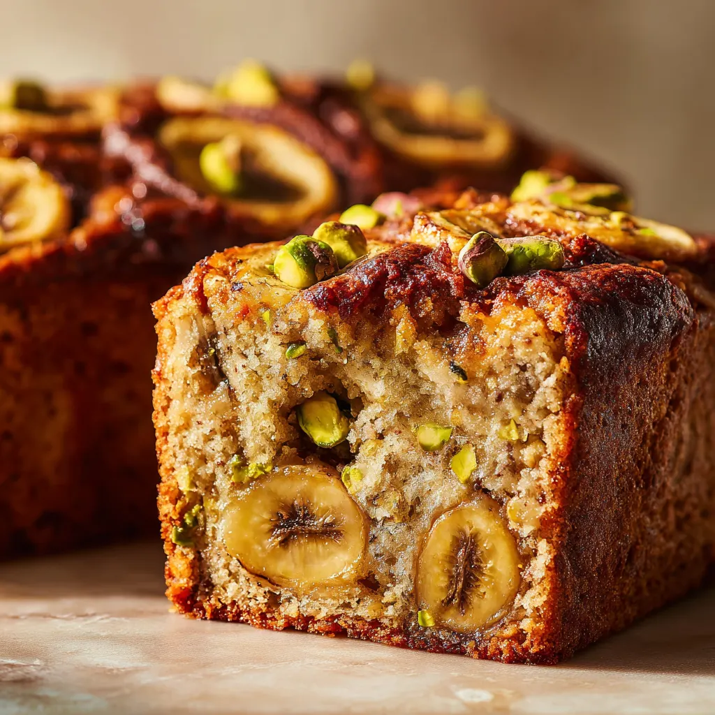 Banana Pistachio Bread