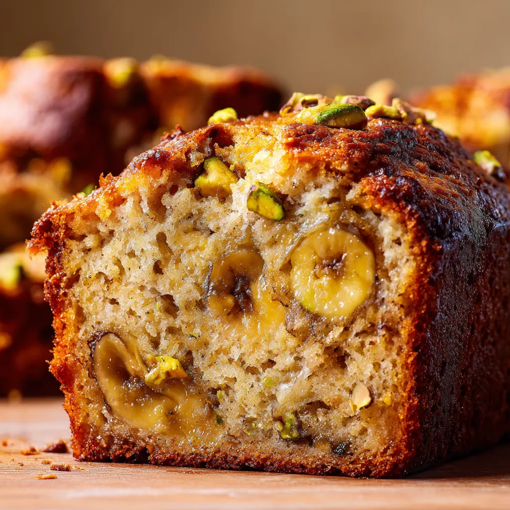 Banana Pistachio Bread