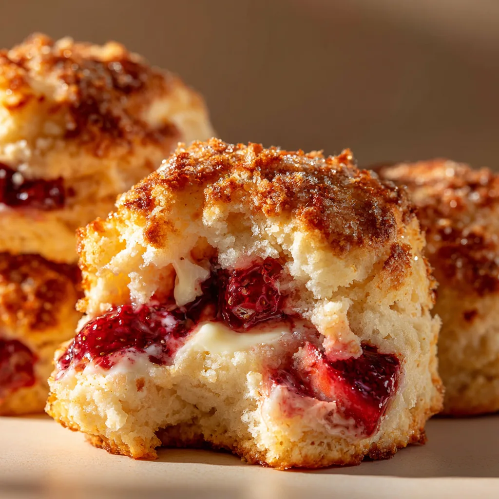 Best Strawberry Cream Cheese Biscuits