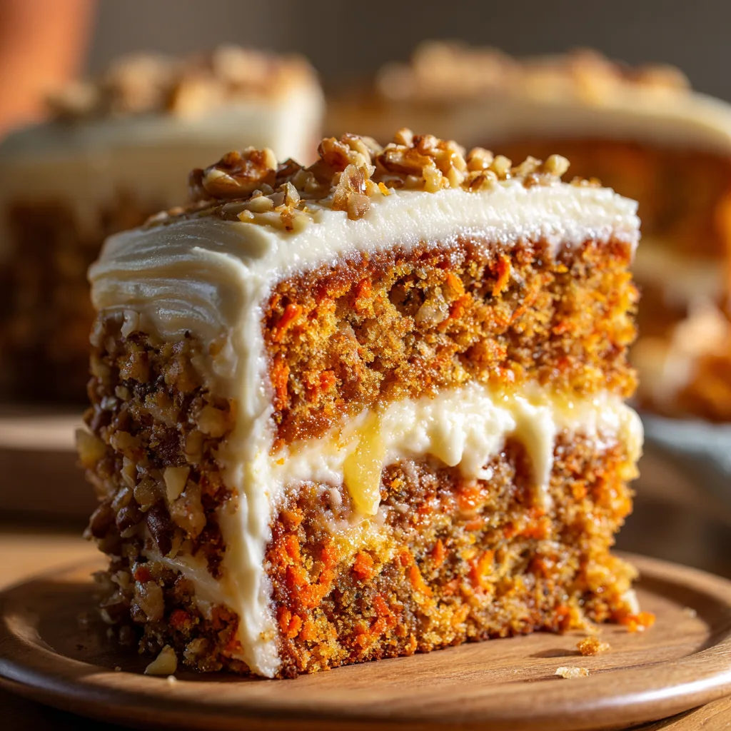 Carrot Cake with Pineapple Crush