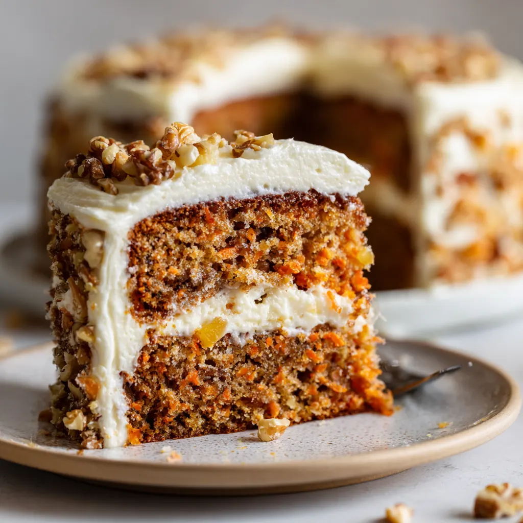 Carrot Cake with Pineapple Crush