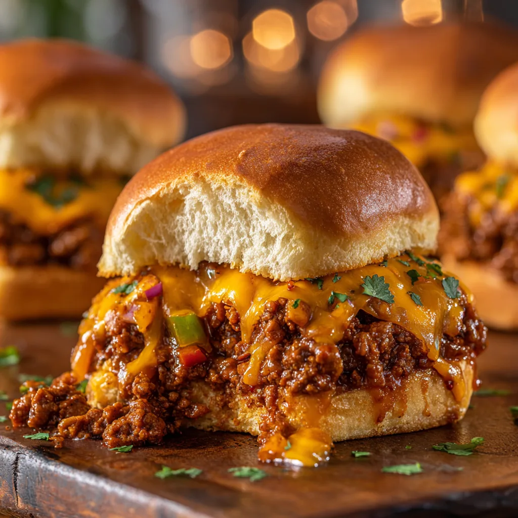 Cheesy Taco Sloppy Joes