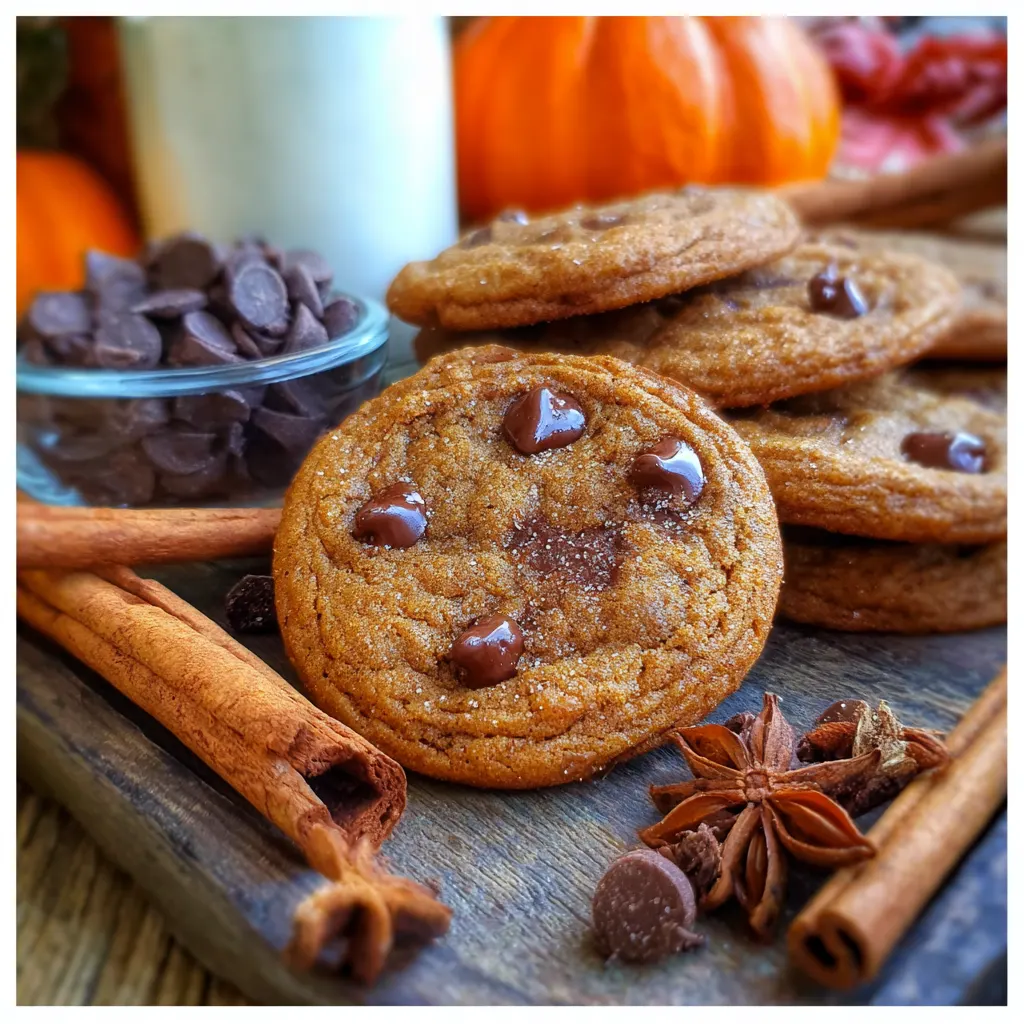 Ultimate Soft & Chewy Pumpkin Spice Chocolate Chip Cookies Recipe | Best Fall Dessert