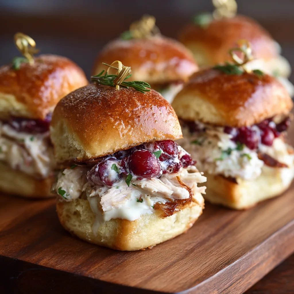 Christmas Cranberry Turkey Pot Pie Sliders – Festive, Cozy & Perfect for Holidays
