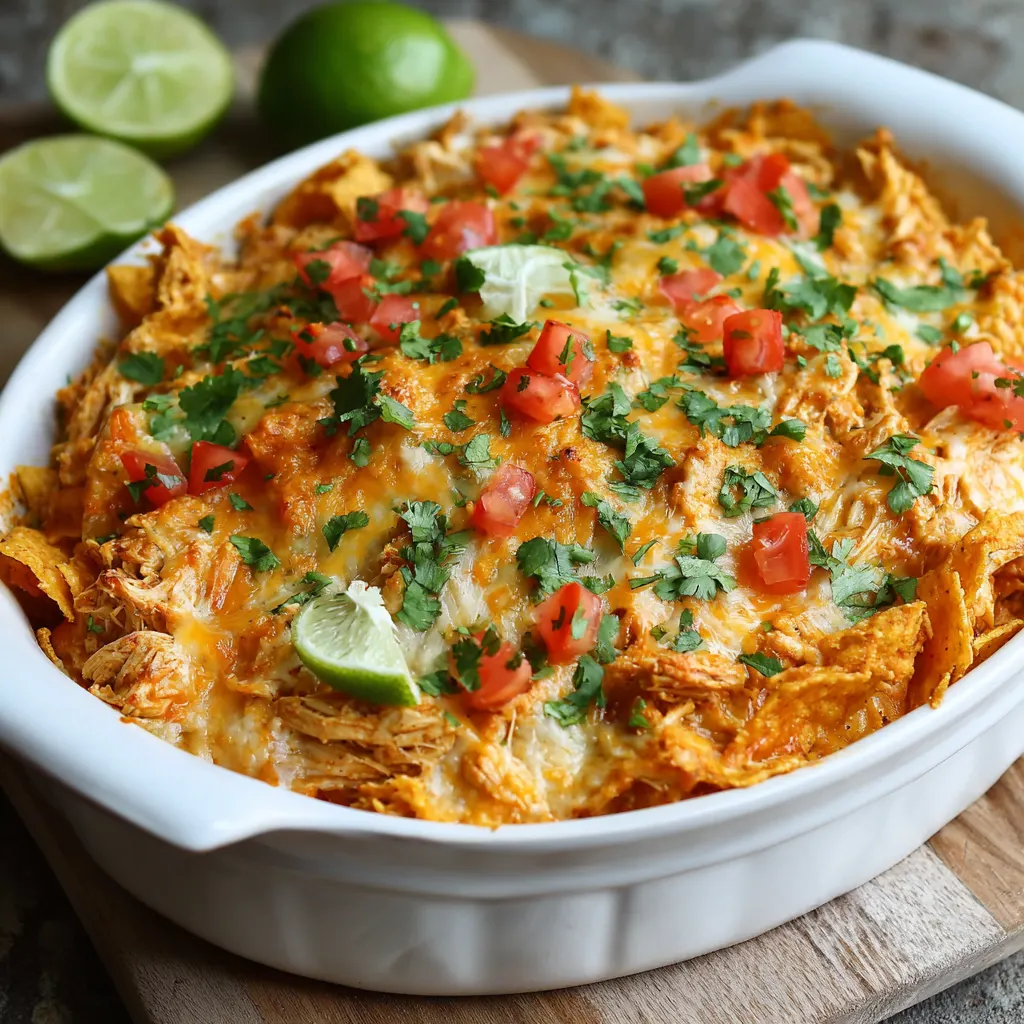 Crockpot Cheesy Chicken Dorito Bake – Crunchy, Creamy & Irresistible