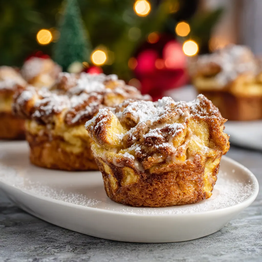 Eggnog French Toast Casserole Muffins – Cozy, Festive & Irresistible