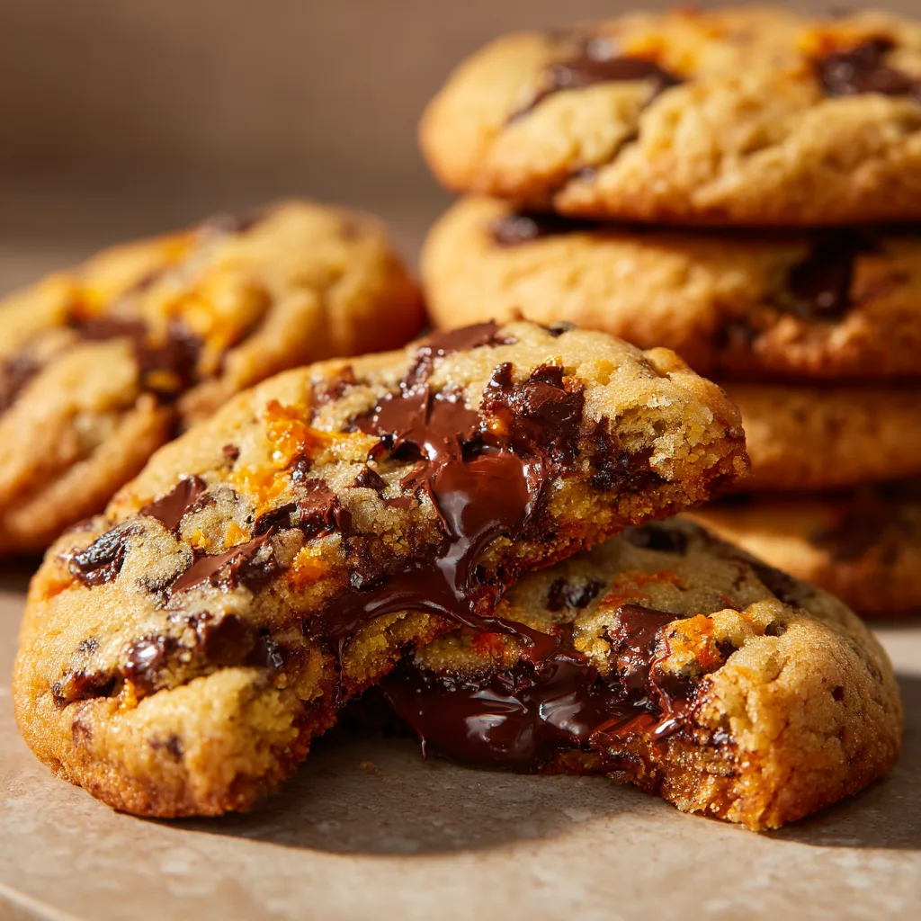 Orange Zest Chocolate Chip Cookies – Chewy, Fruity & Irresistible