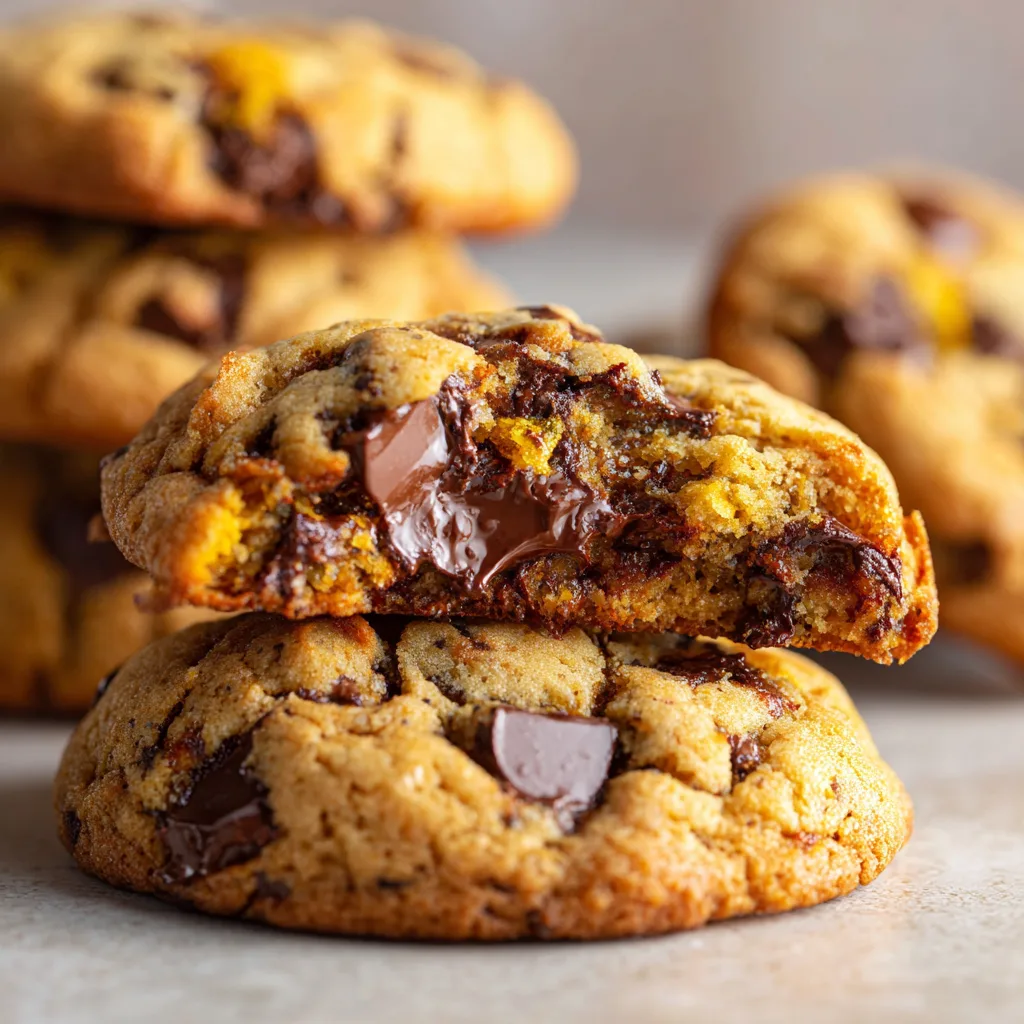 Orange Zest Chocolate Chip Cookies – Chewy, Fruity & Irresistible