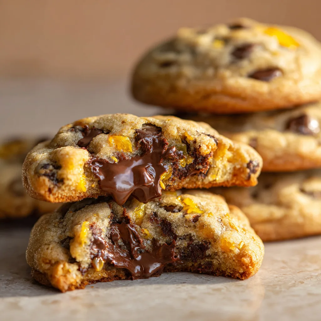 Orange Zest Chocolate Chip Cookies – Chewy, Fruity & Irresistible