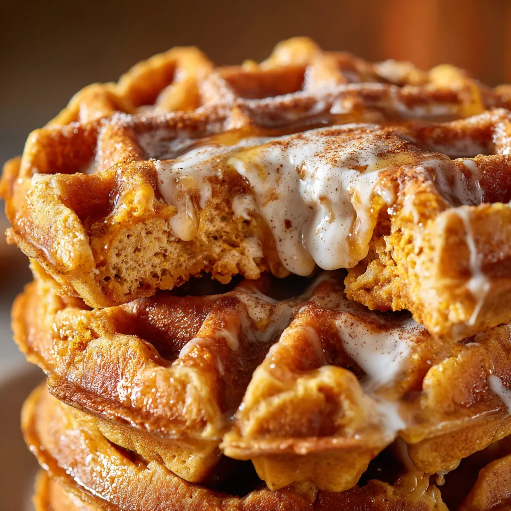 Pumpkin Spice Waffles – Warm, Cozy & Perfect for Fall Mornings