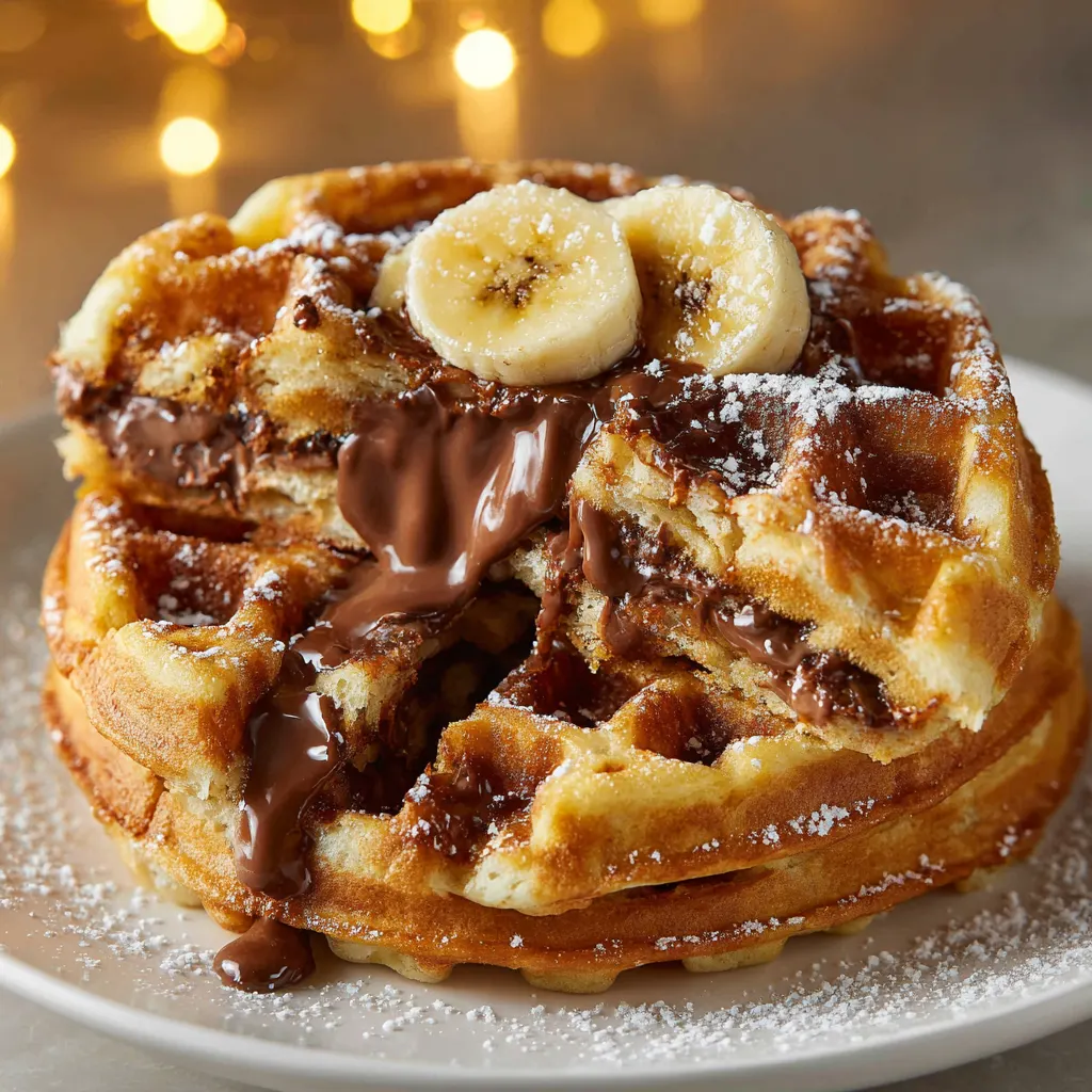 Banana Nutella Waffle